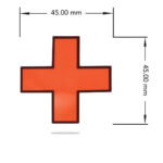 Qualification Sticker Fire Marshal made of waterproof and sun-resistant photoluminescent vinyl Qualification Sticker Fire Marshal made of waterproof and sun-resistant photoluminescent vinyl