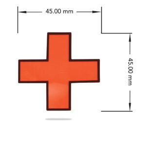 Qualification Sticker Fire Marshal made of waterproof and sun-resistant photoluminescent vinyl