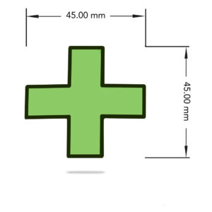 Qualification Sticker First Aider made of waterproof and sun-resistant photoluminescent vinyl