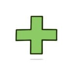 Vinyl Photoluminescent Sticker for acquired qualification First Aider in N-Cross online store