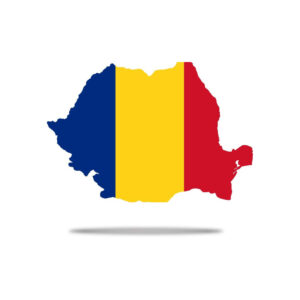 Romanian National Flag UV Transfer Sticker in N-Cross online store