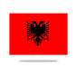 Albania National Flag UV Transfer Sticker in N-Cross online store