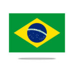Brazil National Flag UV Transfer Sticker in N-Cross online store