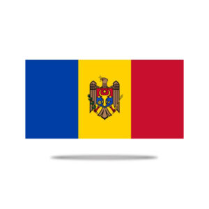 Moldova National Flag UV Transfer Sticker in N-Cross online store