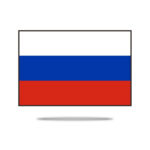 Russian National Flag UV Transfer Sticker in N-Cross online store