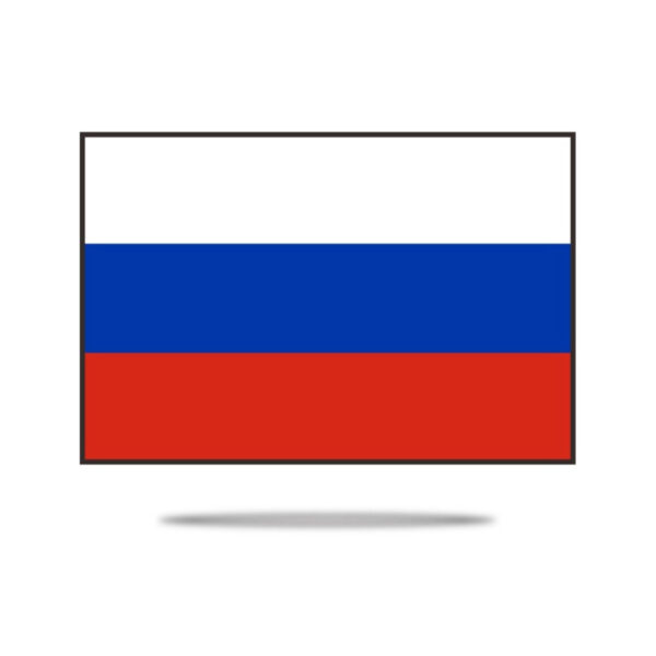 Russian National Flag UV Transfer Sticker in N-Cross online store